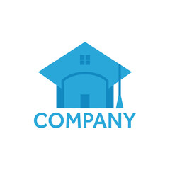 Home education logo. Unique, modern, simple.