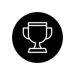trophy icon vector icon trophy winner