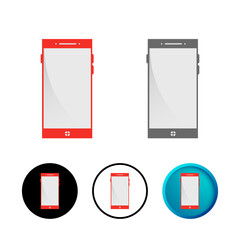 Modern Smartphone Icon Illustration