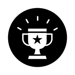 trophy icon vector icon trophy winner