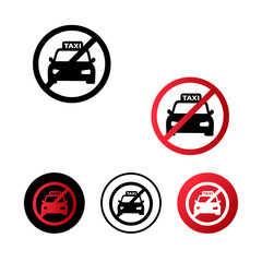 No Taxi Icon Design