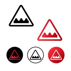 Rough Road Icon Design