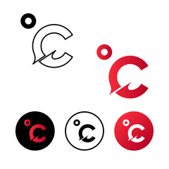 Obraz premium Abstract Celsius Icon Illustration