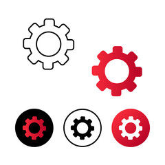 Abstract Configuration Icon Illustration