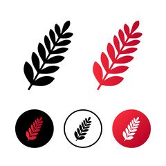Abstract Fern Icon Illustration