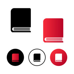 Abstract Book Literature Icon Illustration