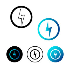 Abstract Power Icon Illustration