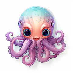 cute squid Sticker