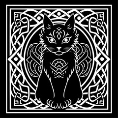 Celtic cat knot 