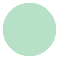 minimal circle dot color green
