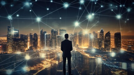 Obraz premium Technology and innovation are being used to overcome the challenges of this new world