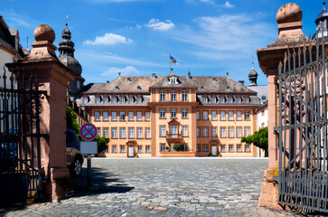 Residence in Bad Berleburg on a sunny day in summer, Nordrhein-Westfalen, Germany