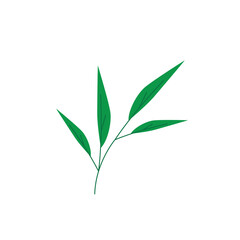 Nature Element Illustration Design Vector Leaf
