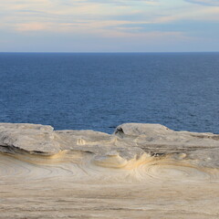 Sandstone formations at Potter Point