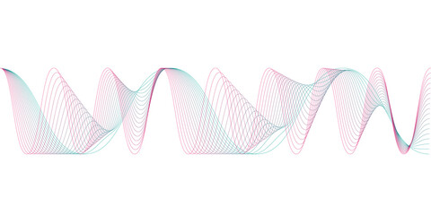 Immerse yourself in a world of harmonious motion with our captivating exploration titled "Wavy Line Wave Curve Sound."