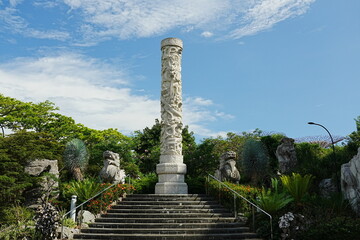 columns in the garden