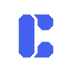 Monogram design vector logo. Monogram initial letter mark C logo design. Monogram design vector logo. Monogram initial letter mark C logo design simple C monogram