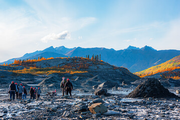 Matanuska Glacier hike day tour in Alaska.	
