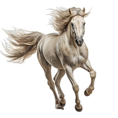 Obraz na płótnie Canvas running horse isolated