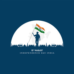 Independence Day India, Vector illustration