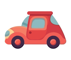 A cute car toy, white background