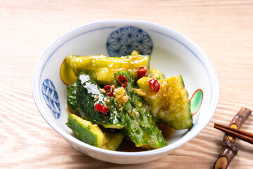 ピリ辛たたききゅうり