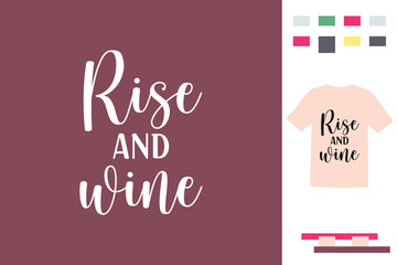 Funny wine drinker t shirt design