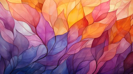 Abstract Background with Harmonious Blend of Vibrant color