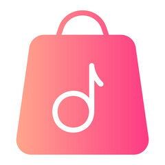 music shop gradient icon