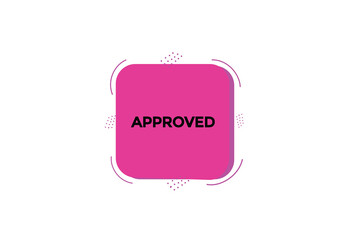 new approved, level, sign, speech, bubble  banner,
