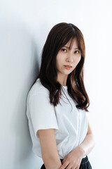 Fototapeta premium 髪の長い女性