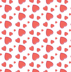 Digital png illustration of pink heart on transparent background