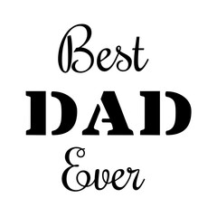 Digital png illustration of father's day text on transparent background