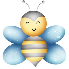 bee and christmas ball