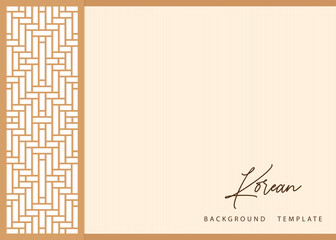 Vector of traditional Korean background