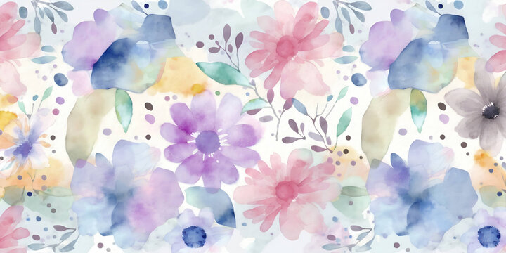 flower on soft pastel color in blur style