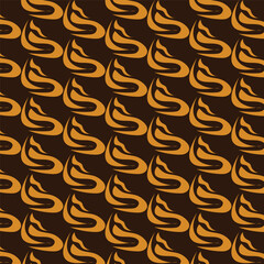 Nature's Symphony Brown Pattern Abstract Design