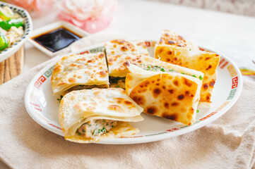 包まないニラ餃子