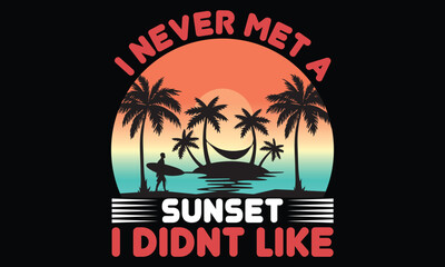 Naklejka premium Summer T Shirt Design