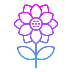 Obraz premium Sunflower Icon