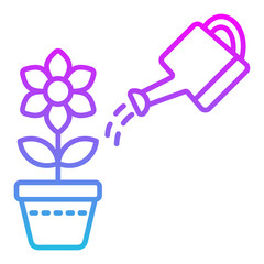 Watering Plants Icon