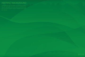 Abstract Green Fluid Banner Template. background design. gradient color. Dynamic Waves. Liquid shapes composition. Fit for banners. Illustration Vector, eps10.