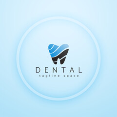 dentofacial dental clinic logo for teeth implant