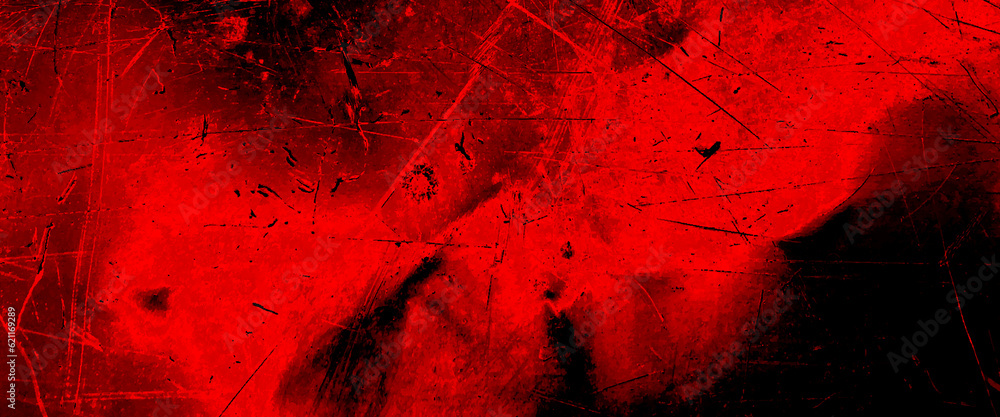 Poster abstract red background with gradient and grunge effect, red gradient abstract grainy texture of an 