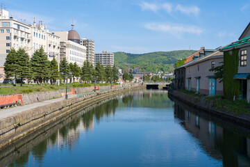 Fototapeta premium 小樽運河の風景