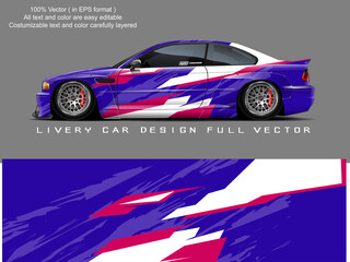 car livery graphic vector. abstract grunge background design for vehicle vinyl wrap and car 