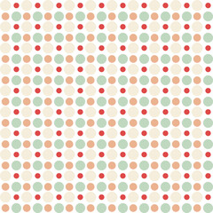 circle seamless pattern vector, abstract dots repeating background