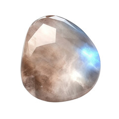 Moonstone, isolated on transparent background cutout