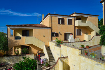 Fototapeta na wymiar houses in the Mediterranean architectural style