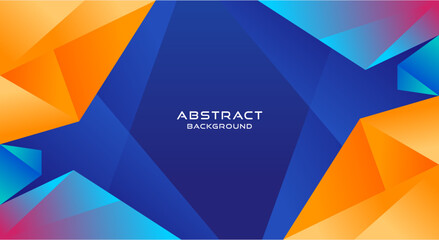 Abstract polygonal colorful background vector